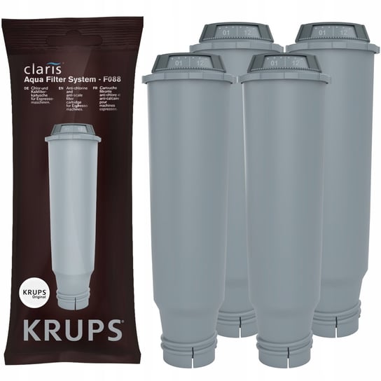 4x Filtr Krups do ekspresu F088 Claris oryginalny KRUPS