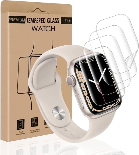4x folia ochronna apple iwatch serii 9/8/7 45mm wysoka ochrona wytrzymała Amazon