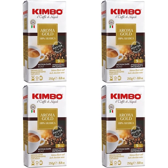 4x Kawa mielona KIMBO Aroma Gold 250 g Kimbo