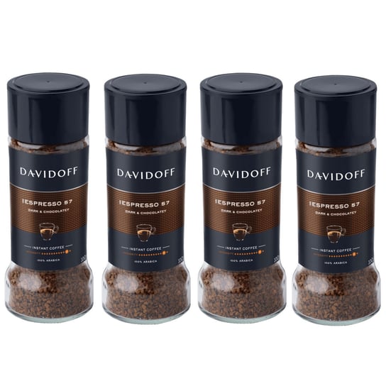 4x Kawa rozpuszczalna DAVIDOFF ESPRESSO 57 SŁOIK 100 g Davidoff