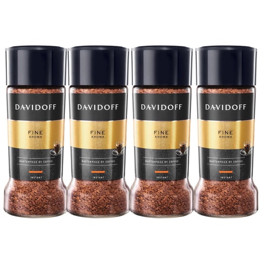 4x Kawa rozpuszczalna DAVIDOFF Fine Aroma 100 g Davidoff