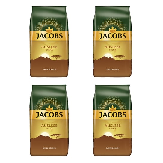 4x Kawa ziarnista JACOBS Auslese Crema 1 kg Jacobs