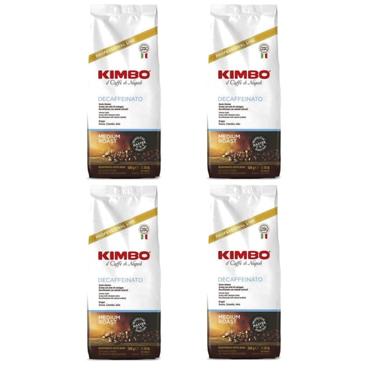 4x Kawa ziarnista KIMBO Espresso Decaffeinato 500g Kimbo