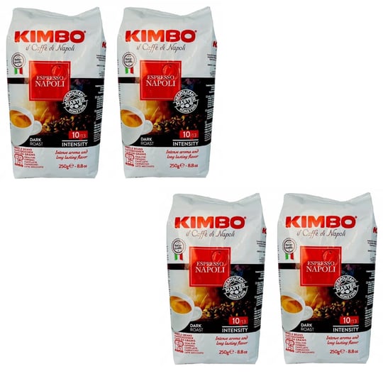 4x Kawa ziarnista KIMBO Espresso Napoletano Coffee Beans 250 g Kimbo