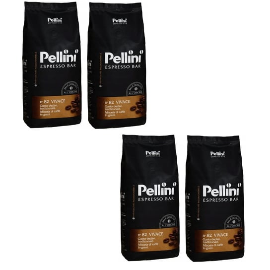 4x Kawa ziarnista PELLINI espresso bar vivace 1 kg Pellini