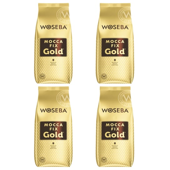 4x Kawa ziarnista WOSEBA Mocca Fix Gold 1 kg Woseba