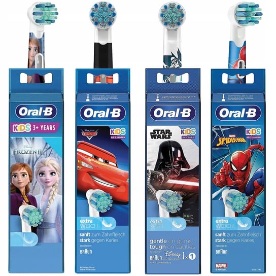 4X Końcówka Oral-B Kids Postacie Disney Marvel Oral-B