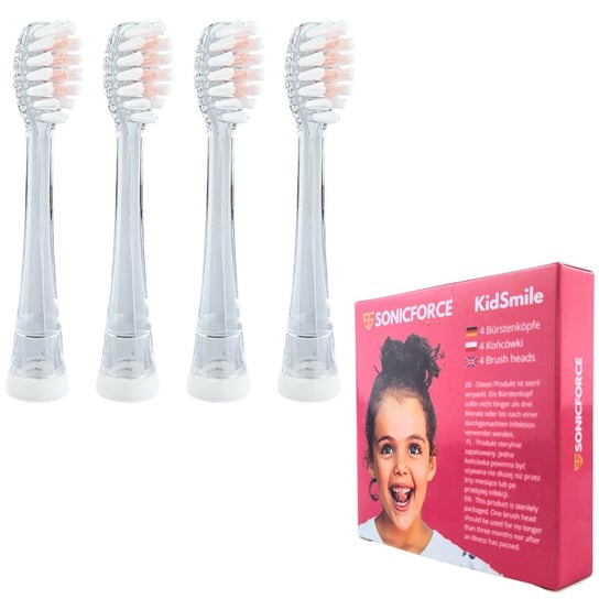 4x końcówki do szczoteczki sonicznej Meriden Kiddy dla dzieci 1 - 6 lat Inny marka
