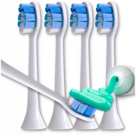 4X Końcówki Główki Do Szczoteczki Sonicznej Philips Sonicare W2 Profilowane Avante