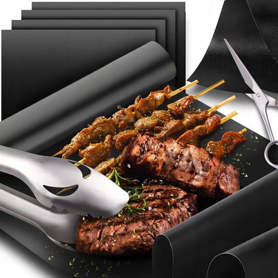 4x MATA TEFLONOWA DO PIECZENIA TACKA NA GRILL DO PIEKARNIKA WIELORAZOWA BBQ NETBUY