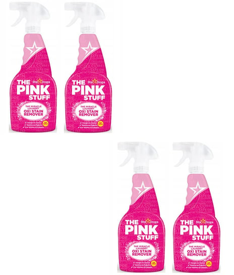 4x Odplamiacz w sprayu THE PINK STUFF Oxi Stain Remover 500 ml The Pink Stuff