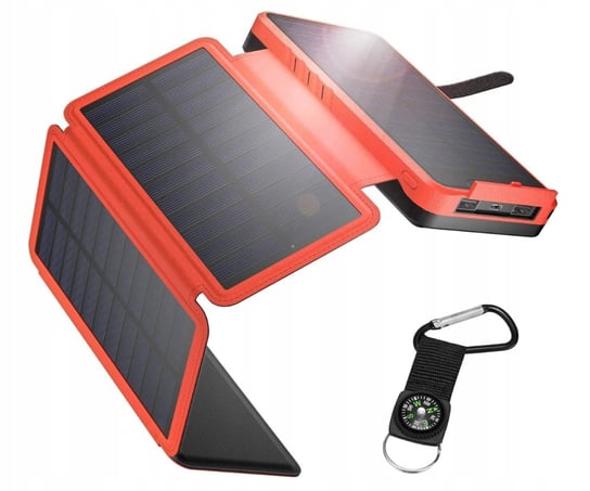 4X Solarny Powerbank 30 000Mah Wodoodporny Latarka Inna marka