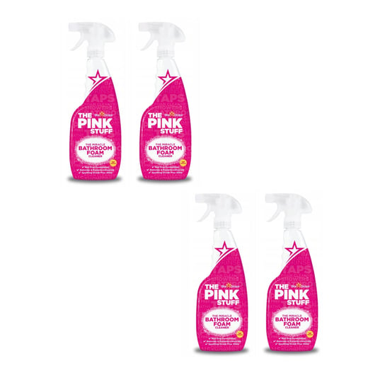 4x Środek czyszczący do łazienki THE PINK STUFF Bathroom Foam Cleaner 750 ml The Pink Stuff