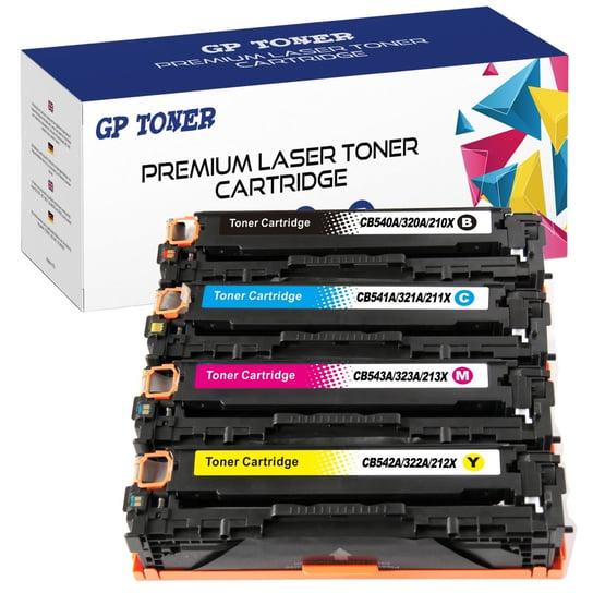 4x Toner do HP Color LaserJet Pro CP1525n CM1415fn CM1410 M251n 276nw M251 CMYK GP TONER