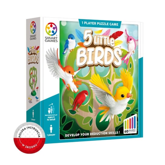 5 Little Birds (ENG), gra logiczna, Smart Games Smart Games