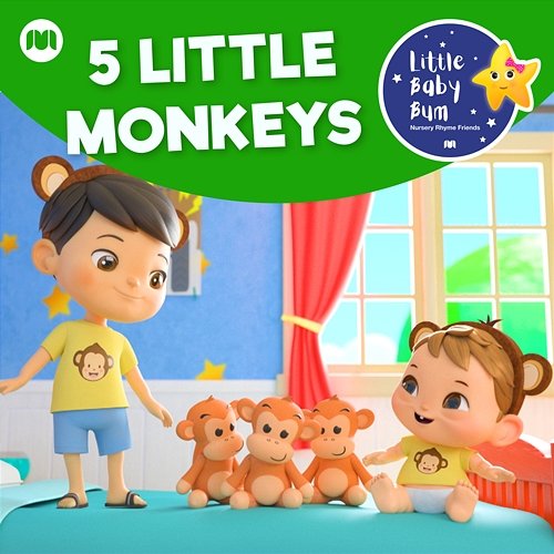 5 Little Monkeys (No More Jumping) Little Baby Bum Nursery Rhyme Friends