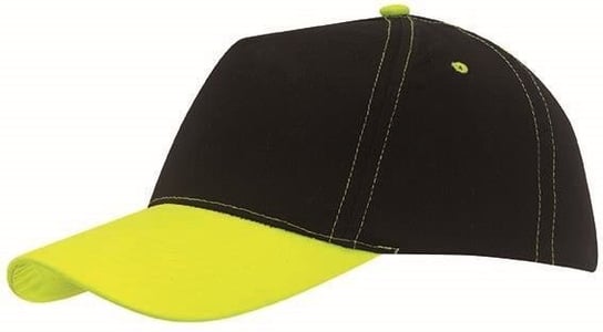 5 segmentowa czapka baseballowa SPORTSMAN, żółty, czarny UPOMINKARNIA