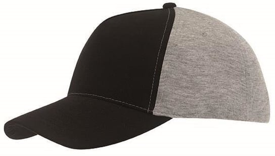 5 segmentowa czapka baseballowa UP TO DATE, czarny, szary UPOMINKARNIA