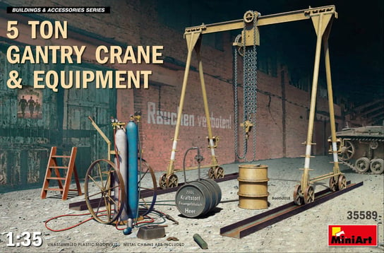 5 Ton Gantry Crane and Equipment 1:35 MiniArt 35589 MiniArt