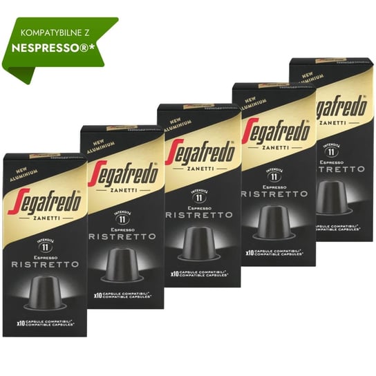 50 kapsułek aluminiowych kompatybilnych z Nespresso® Segafredo Ristretto Inna marka