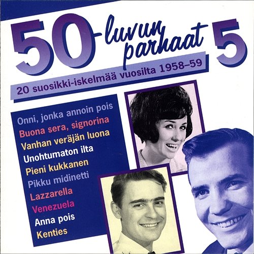 50-luvun parhaat 5 1958-1959 Various Artists