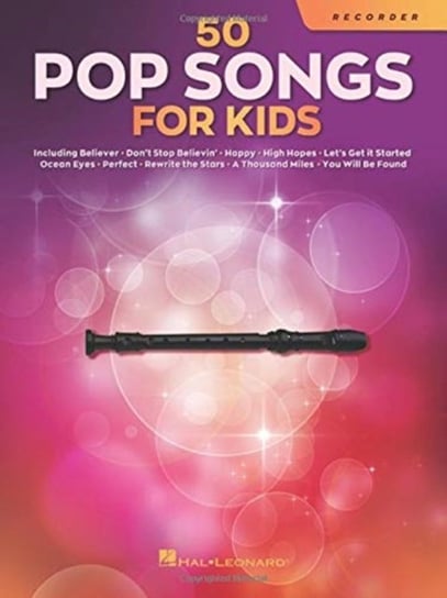50 Pop Songs for Kids: For Recorder Opracowanie zbiorowe