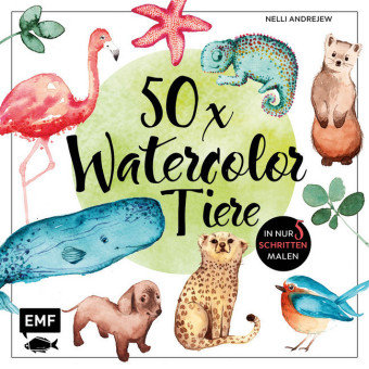 50 x Watercolor Tiere Edition Michael Fischer