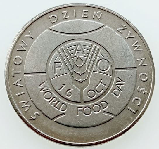 50 Złotych 1981 FAO Bardzo piękny (VF) Narodowy Bank Polski