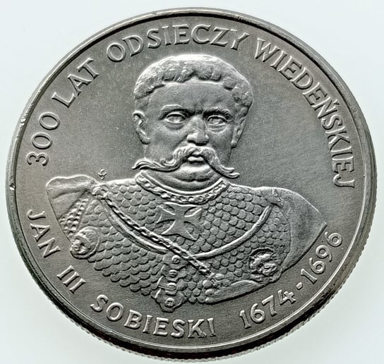 50 Złotych 1983 Król Jan III Sobieski Bardzo piękny (VF) Narodowy Bank Polski