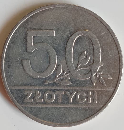 50 Złotych 1990 Piękny (F) Narodowy Bank Polski