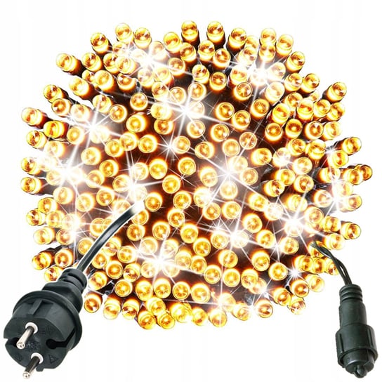 500 Led Lampki Choinkowe Flash Sznur Na Choinkę Choinka Zew/Wew Inna marka