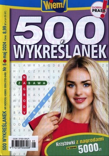 500 Wykreślanek Wydawnictwo Bauer Sp z o.o. S.k.