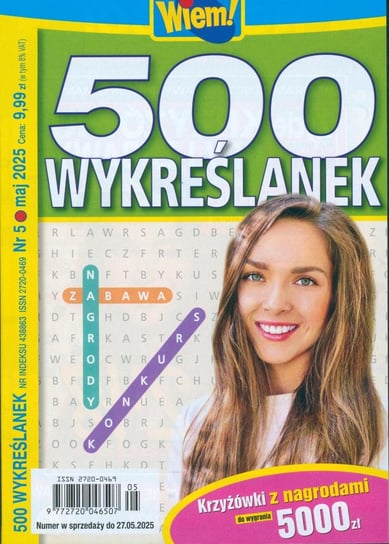 500 Wykreślanek Wydawnictwo Bauer Sp z o.o. S.k.