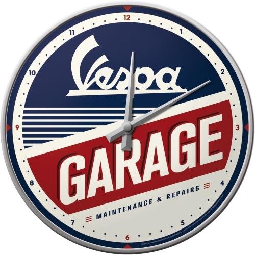 51090 Zegar Ścienny Vespa Garage Nostalgic-Art Merchandising