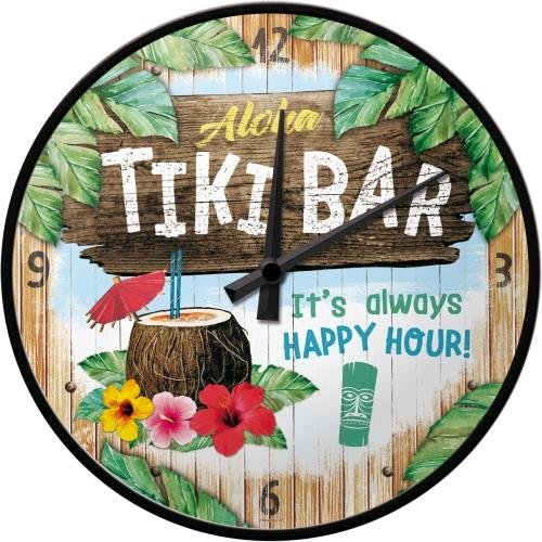 51093 Zegar ścienny Tiki Bar Nostalgic-Art Merchandising