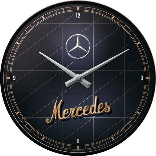 51098 Zegar ścienny Mercedes-Benz Gold Nostalgic-Art Merchandising