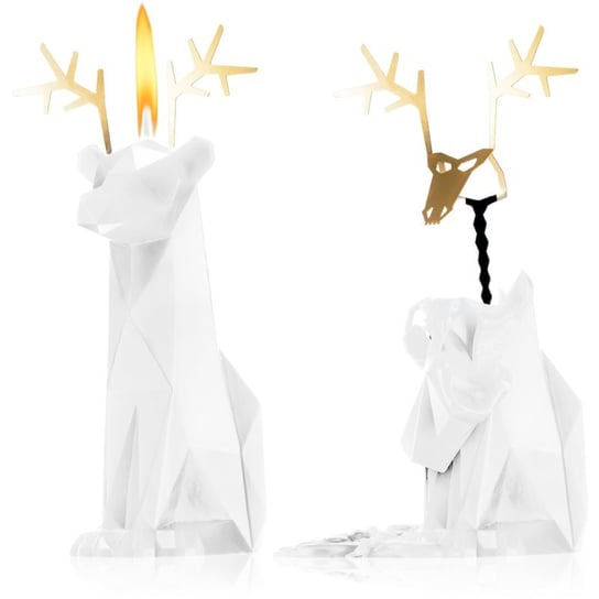 54 Celsius PyroPet DYRI (Reindeer) świeczka dekoracyjna White 22 cm Inna marka