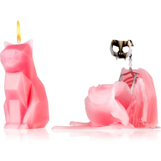 54 Celsius PyroPet KISA (Cat) świeczka dekoracyjna dusty pink 17 cm Inna marka