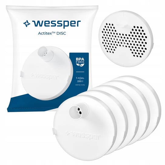 5x Dysk Wessper Actitex Disc do butelka tritanowa na wodę Wessper i innych Wessper