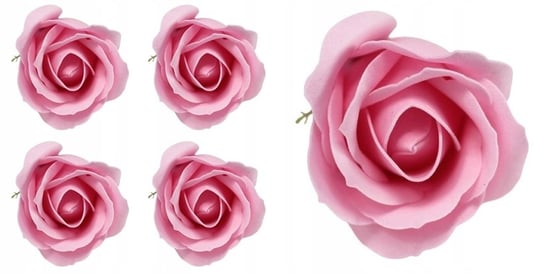 5X Główka Kwiaty Mydlane Na Upominek Bukiet Róża DOMOSFERA