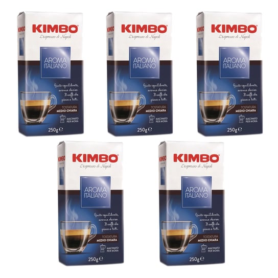 5x Kawa mielona KIMBO Aroma Italiano 250 g Kimbo