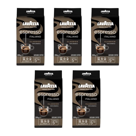 5x Kawa mielona LAVAZZA Caffe Espresso 250 g Lavazza