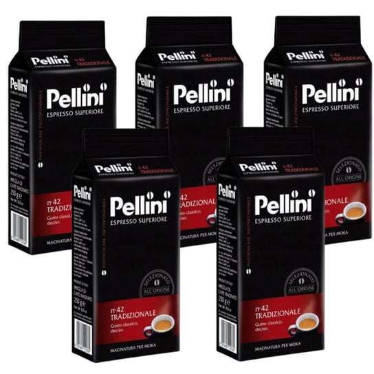 5x Kawa mielona PELLINI espresso n'42 Tradizionale 250g Pellini