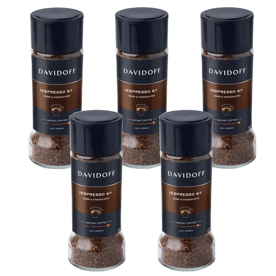 5x Kawa rozpuszczalna DAVIDOFF ESPRESSO 57 SŁOIK 100 g Davidoff