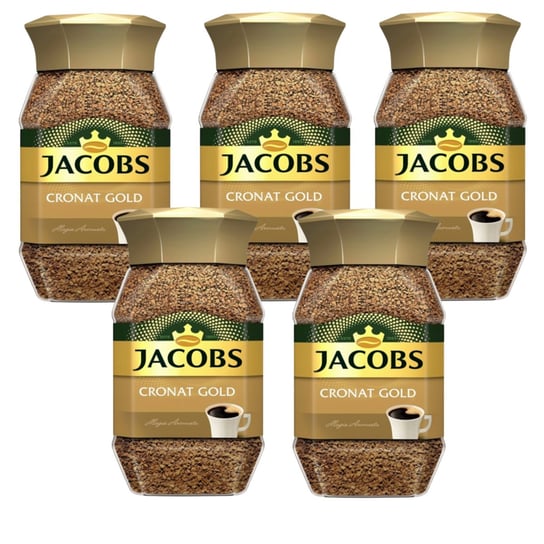 5x Kawa rozpuszczalna JACOBS Cronat Gold 200g Jacobs