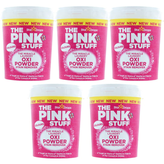 5x Odplamiacz THE PINK STUFF Oxi Powder Stain Remover 1 kg The Pink Stuff