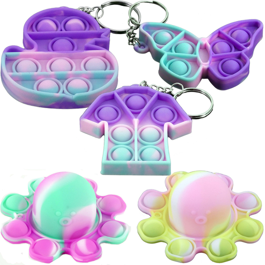 5X Pop It Popit Fidget Push Bubble Simple Dimple - Inna marka | Sklep ...
