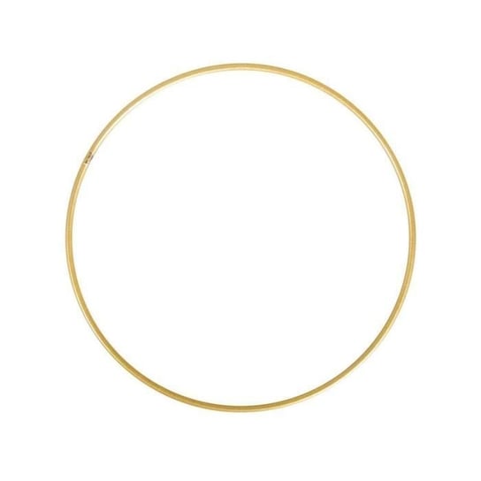 6 złotych metalowych pierścionków Ø 20 cm Youdoit