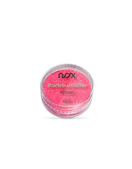 6021 Rainbow Glitter NOX Różowy 2 g NOX