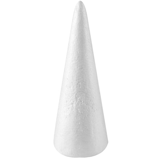 [60831b] Stożek styropianowy 30cm biały II GATUNEK Inna marka